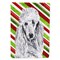 Caroline&#x27;s Treasures White Standard Poodle Candy Cane Christmas Garden Flag